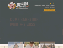 Tablet Screenshot of bosshogcookoff.com